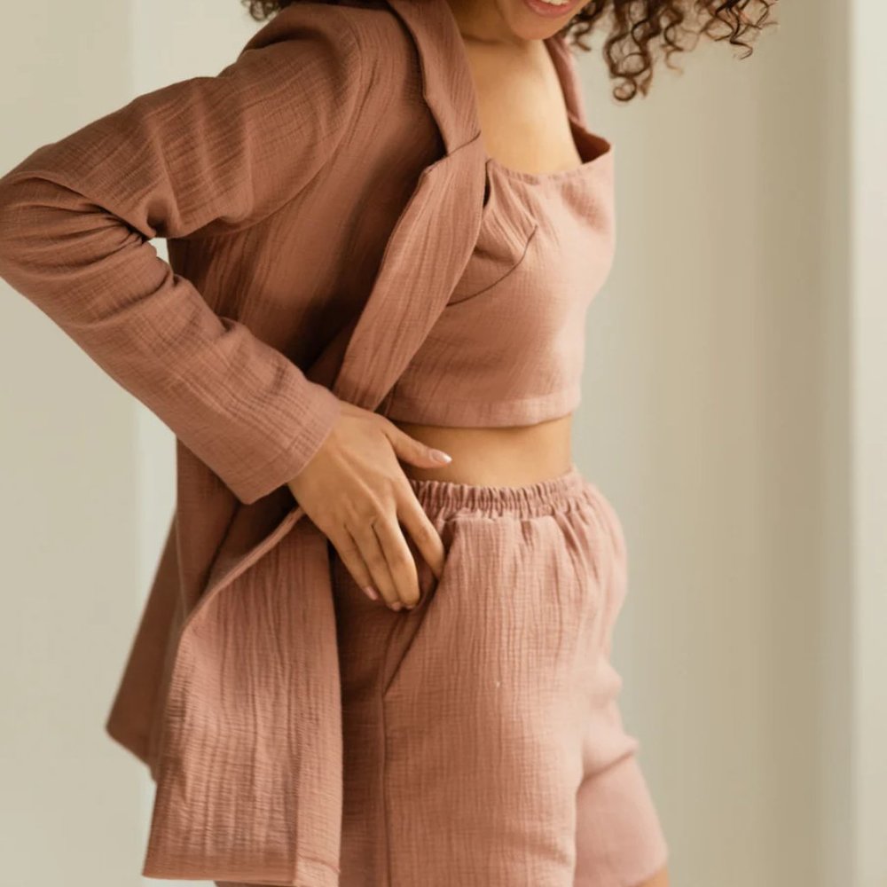 ESSENTIELS CO Lori Blazer (terracotta color) (large)